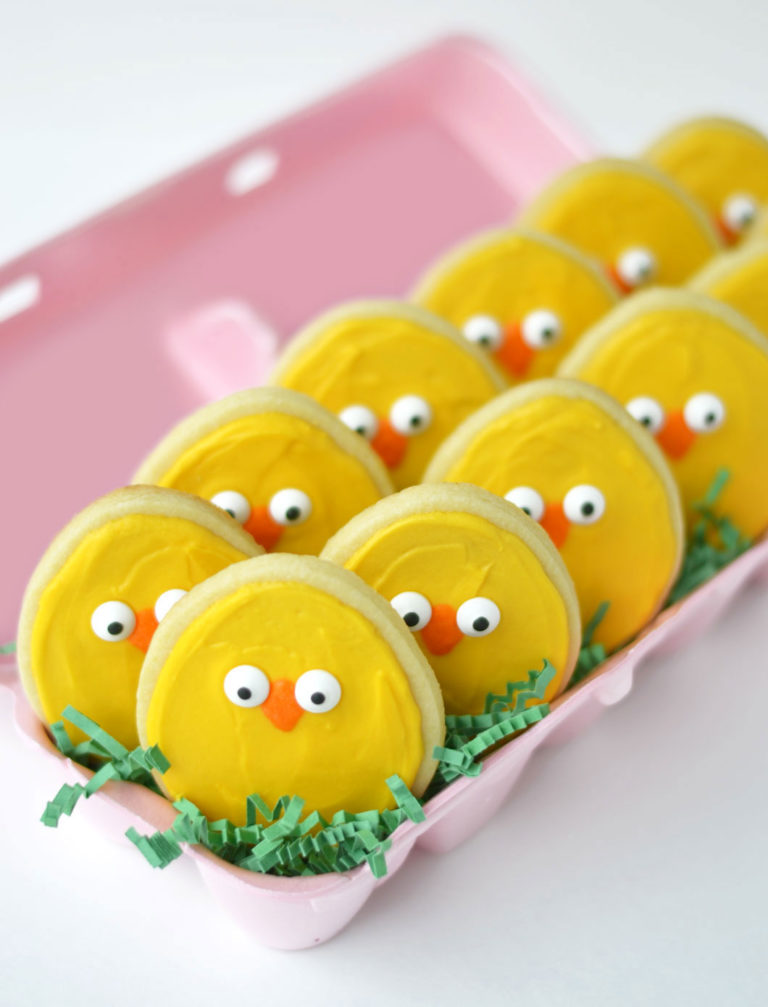 Easy Easter Chicks Cookies à la Cheryl’s - Sprinkles Studio